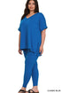 High Quality Buttery-Soft Breathable SD Loungewear Set (Classic Blue)