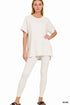 High Quality Buttery-Soft Breathable SD Loungewear Set (Bone)