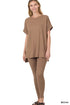 High Quality Buttery-Soft Breathable SD Loungewear Set (Mocha)