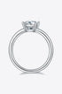 1 Carat Moissanite 925 Sterling Silver Solitaire Ring