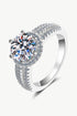 Sterling Silver Moissanite Ring - Sharon David's