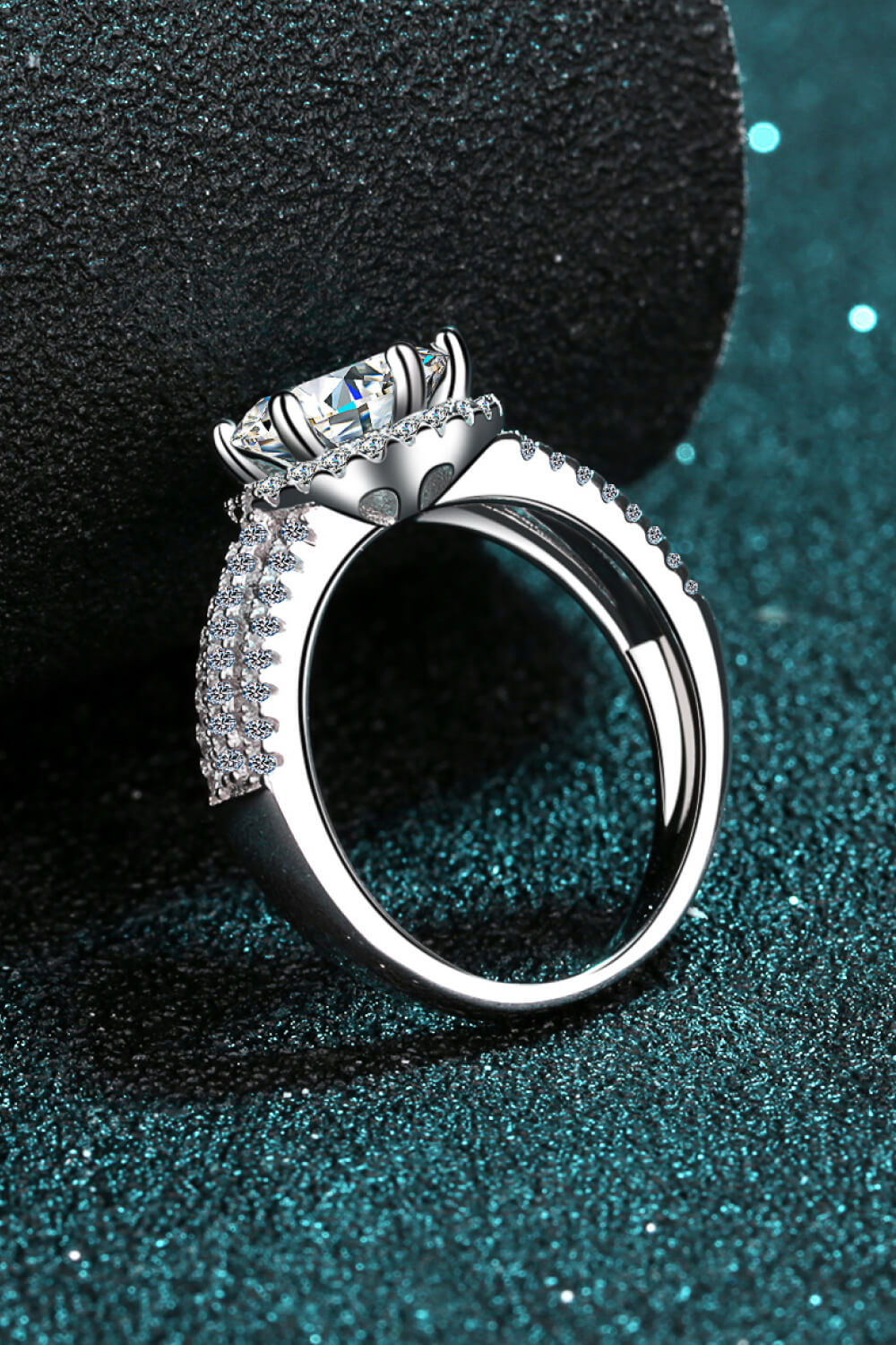 Sterling Silver Moissanite Ring - Sharon David's